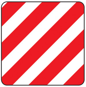 Placuta gabarit depasit, Italia, 500x500 DIN 30710