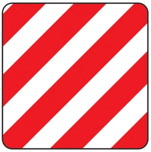 Placuta gabarit depasit, Italia, 500x500 DIN 30710