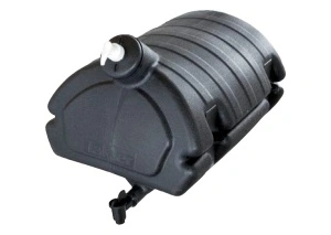 Rezervor apa - 30L - negru, cu dozator de sapun