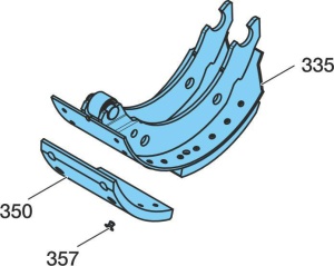Sabot frana BPW 6050914614