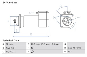 starter BOSCH 7063000224