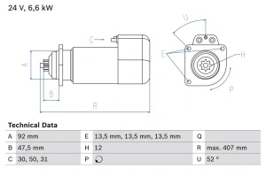 starter BOSCH 7063000224