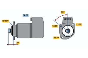 starter BOSCH 7063000224 - Img 2