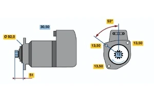 starter BOSCH 7063000224 - Img 2