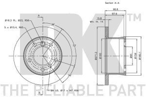 Disc frana NK 203396 - Img 3