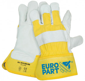 Manusi de protectie EUROPART din piele de vita cu bumbac