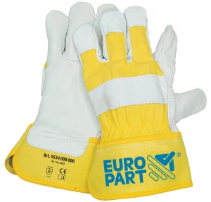 Manusi de protectie EUROPART din piele de vita cu bumbac