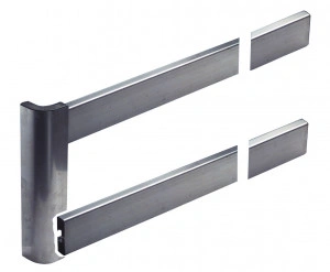 Profil aluminiu longitudinal pentru protectie laterala 100x30x2500