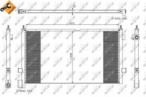 Schimbator Caldura Aer Conditionat 625x335x16 mm