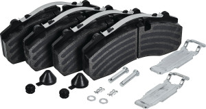 Set placute frana cu accesorii WVA-29061