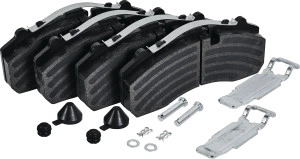 Set placute frana cu accesorii WVA-29061