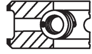 Set segmenti piston MAHLE 1911001034 - Img 3