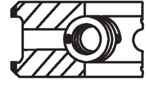 Set segmenti piston MAHLE 1911001034 - Img 3