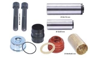 Set culisanti etrier - ghidaje+bucsi