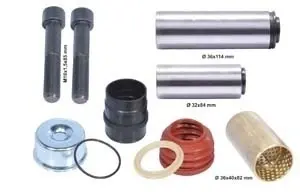Set culisanti etrier - ghidaje+bucsi