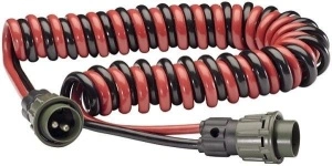 Cablu alimentare sau pornire 2x35mm² cu stecker NATO si piulita