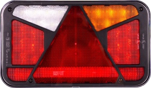 Lampa stop cu LED EUROPART dreapta cu lampa numar inmatriculare 12/24V