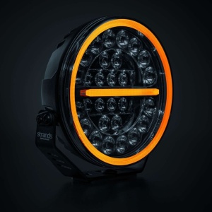 Proiector faza lunga,Alb/Galben/Negru FIREFLY black 9"