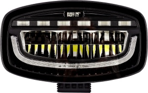 Proiector LED faza lunga oval 4500/ 3500 lm cu lumina pozitie alb/portocaliu - Img 2