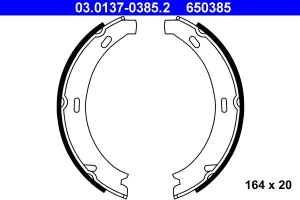 Set saboti frana, frana de mana ATE 1100268607