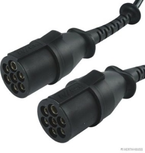 Cablu electric 7 poli cu bucse ISO 1185, 3,5m - Img 2