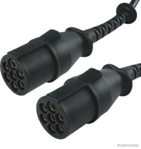Cablu electric 7 poli cu bucse ISO 1185, 3,5m - Img 2