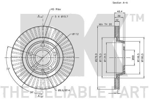 Disc frana NK 0000010766 - Img 3