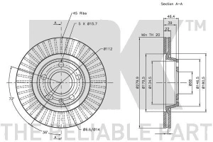 Disc frana NK 0000010766 - Img 3