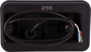 Lampa stop cu LED EUROPART dreapta cu lampa numar inmatriculare 12/24V - Img 2