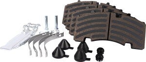 set placute frana,frana disc EUROPART 17 03 025 0 300