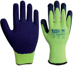 Manusi iarna m.10 - bumbac/latex NEON