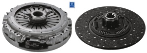 Set ambreiaj dublu (placa, 2 discuri si rulment)