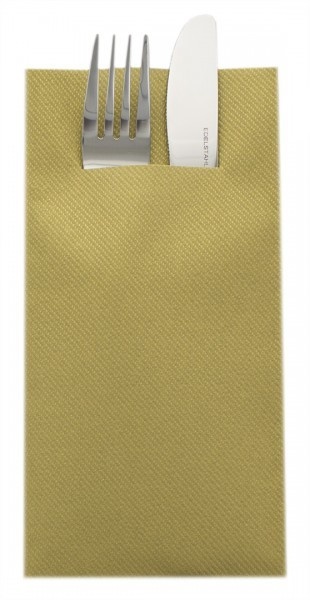 Салфетки с ДЖОБче за прибори Linclass Gold / 40 х 40 см / 12 бр.