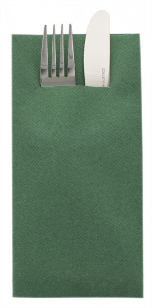 Салфетки с ДЖОБ за прибори, Linclass Dark Green / 40 х 40 см / 12 бр