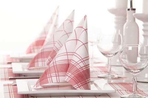 Салфетки Mank HORECA, Linclass® Airlaid, Nadeem Bordeaux, 40 x 40 см, идеални за сватби, партита, кръщенета, комплект от 50 бр.