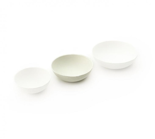 Биоразградими мини-купички от пулпа от захарна тръстика, 30 ml, D60 x h20mm, 80 бр.