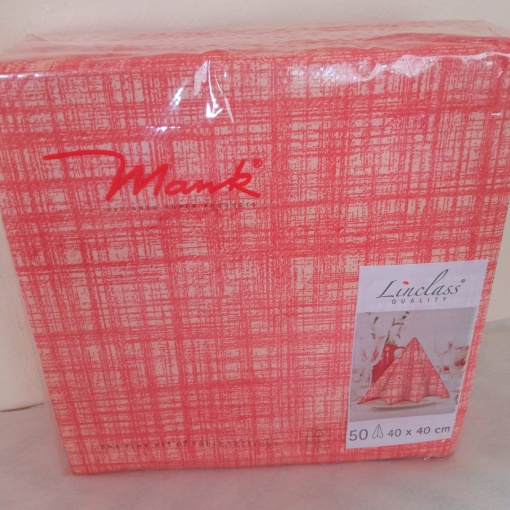 Празнични салфетки Linclass - Janik (оранжеви) / 40 х 40 см / 50 бр.
