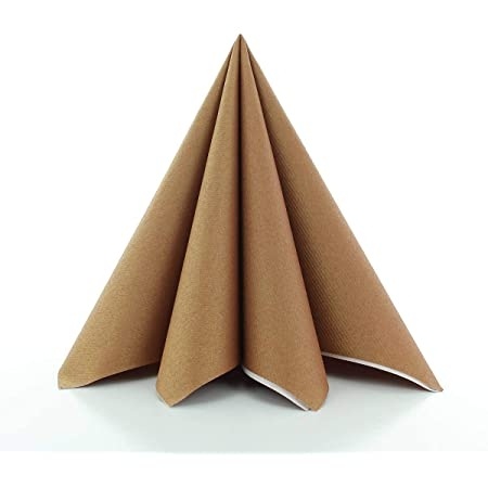 Mank HORECA салфетки, Linclass® Airlaid, бронз, 40 x 40 см, идеални за сватби, партита, кръщенета, комплект от 50 бр. - Img 1