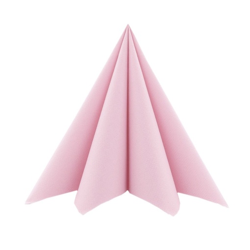 Празнични салфетки Linclass - Antique Pink (пастелно розово) / 40 x 40 cm / 12 бр.