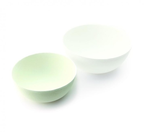 Биоразградими купички от пулпа от захарна тръстика, 150 ml, D90 x h40mm, 40 бр.
