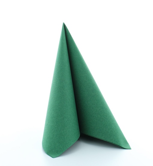 Празнични чинии Linclass - Тъмнозелени / 40 x 40 cm / 12 броя