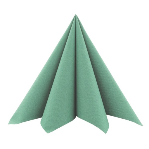 Празнични салфетки Linclass - Евкалипт (Eucalyptus green) / 40 х 40 см / 50 бр.