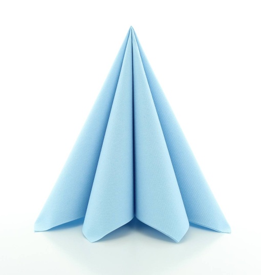 Празнични салфетки Linclass - Light Blue (Baby blue) / 40 х 40 см / 50 бр.