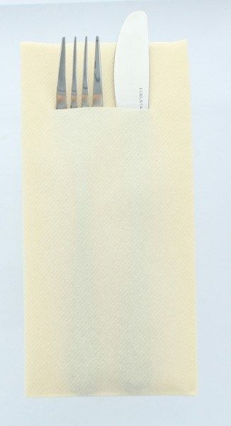 Салфетки с ДЖОБче за прибори - Linclass Creme (Cream) / 40 х 40 см / 75 бр.