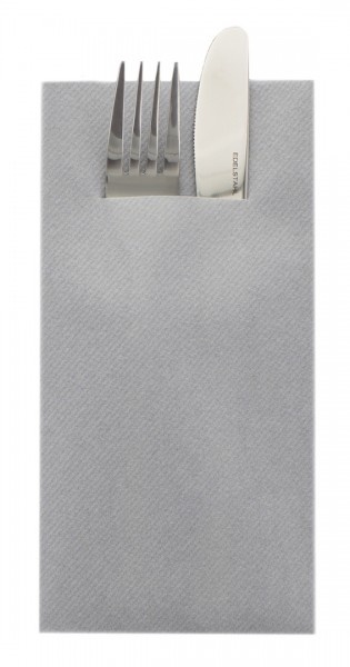 Салфетки с ДЖОБ за прибори, Linclass Grey / 40 х 40 см / 12 бр.