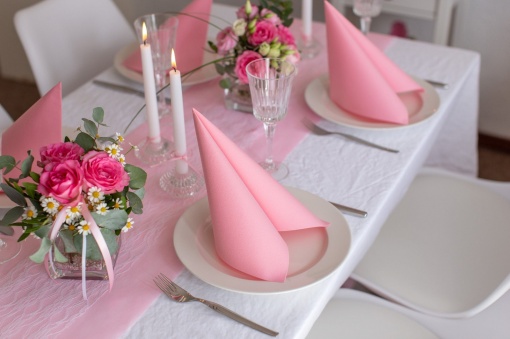 Спален вагон за маса - Linclass Pink / 40x120 см / Ролка 20 броя