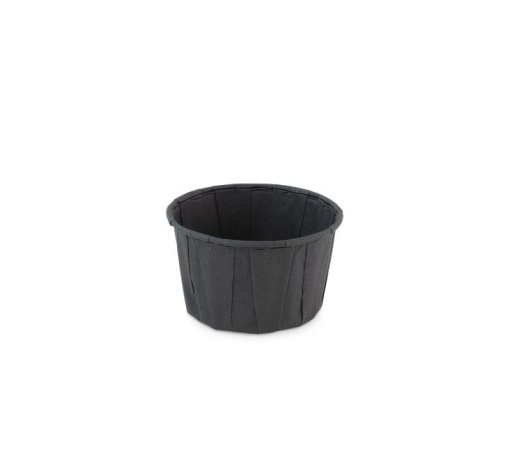 Черни хартиени чаши (FSC®), кръгли, 120 ml, ø70 x h43mm, 100 бр.