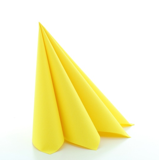 Mank Horeca салфетки за маса, Linclass® Airlaid, Yellow Yellow, 40 x 40 cm, Идеални за партита, кръщенета, Великденски комплект 50