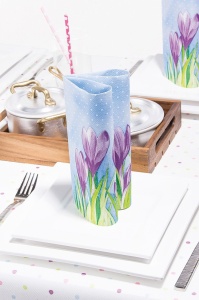 Празнични салфетки Linclass - Fine (брандови) / 40 х 40 см / 50 бр. - Img 3