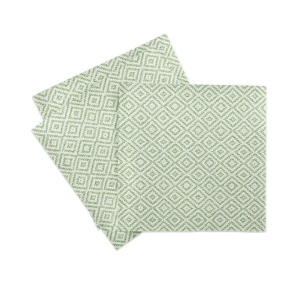 Празнични салфетки Linclass - Lagos Base Green / 40 x 40 см / 50 бр. - Img 3